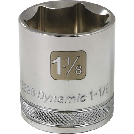 Dynamic 1/2" Drive, 1-1/8" SAE Socket, 6 Points D016336